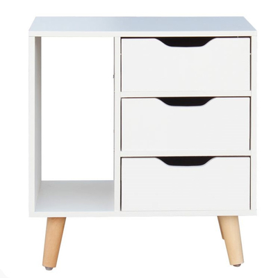 Dormitorio muebles de madera del gabinete de la cabecera del MDF de Nightstand de 28 pulgadas