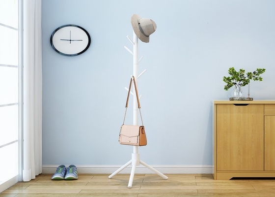 Soporte libre de la suspensión de ropa del soporte de la capa del sombrero del triángulo de madera