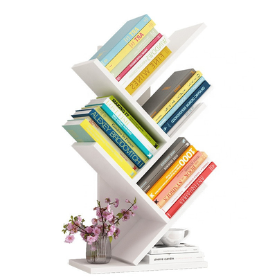 Organizador de madera de escritorio ajustable Rack del estante del árbol