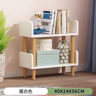 Estante para libros de madera de partícula del OEM del tablero del estante libre del estante 2 para el dormitorio multicolor