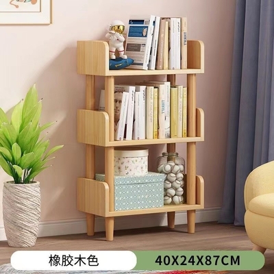 Estante para libros de madera de partícula del OEM del tablero del estante libre del estante 2 para el dormitorio multicolor