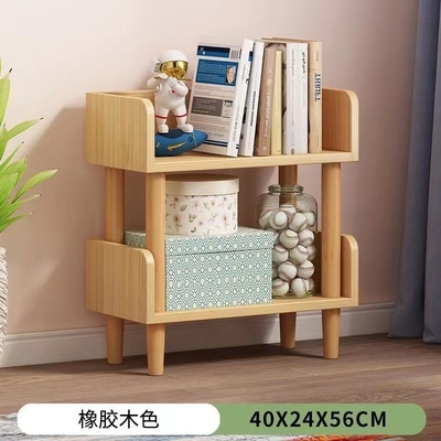 Estante para libros de madera de partícula del OEM del tablero del estante libre del estante 2 para el dormitorio multicolor