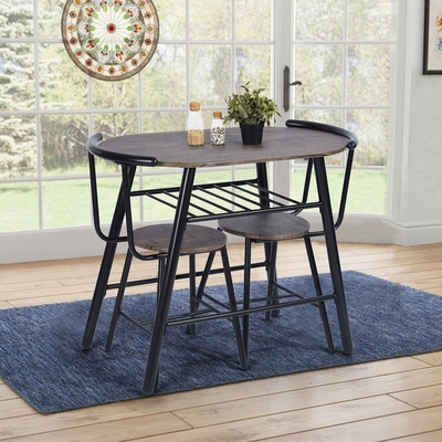 La mesa de comedor y la silla contemporáneas del metal fijaron los muebles caseros