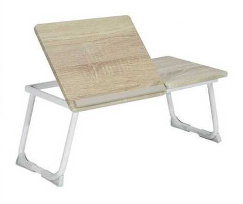 Cama de madera portátil Tray Desk Adjustable Laptop Table del ordenador portátil para la cama