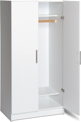 Guardarropa de madera del armario del paño del MDF de la puerta del ODM 2 para el dormitorio
