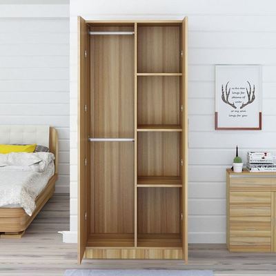 Guardarropa moderno amistoso del Armoire de madera de gabinete del guardarropa de Eco para el apartamento de los estudiantes