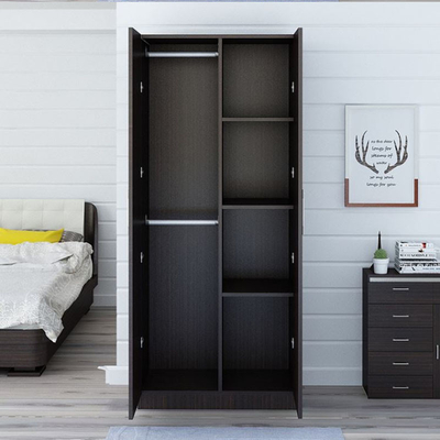 Guardarropa moderno amistoso del Armoire de madera de gabinete del guardarropa de Eco para el apartamento de los estudiantes