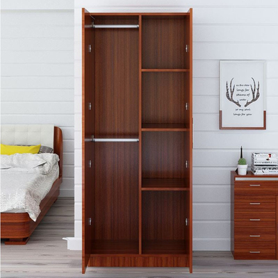 Guardarropa moderno amistoso del Armoire de madera de gabinete del guardarropa de Eco para el apartamento de los estudiantes