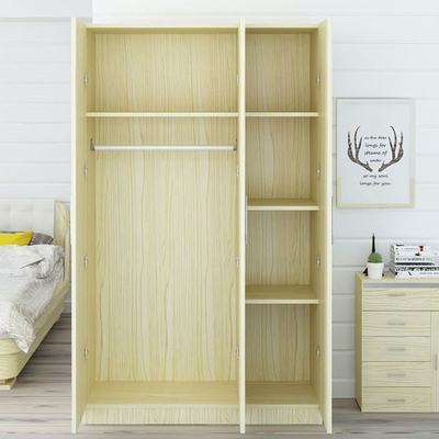 Guardarropa moderno amistoso del Armoire de madera de gabinete del guardarropa de Eco para el apartamento de los estudiantes