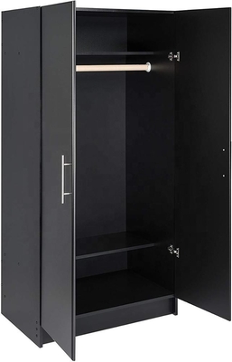 Armario de madera del armario portátil del tablero de partícula del dormitorio del OEM para la ropa