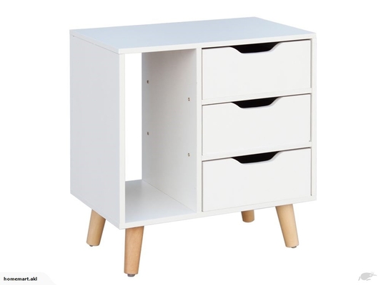 Dormitorio muebles de madera del gabinete de la cabecera del MDF de Nightstand de 28 pulgadas