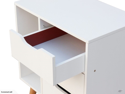 Dormitorio muebles de madera del gabinete de la cabecera del MDF de Nightstand de 28 pulgadas