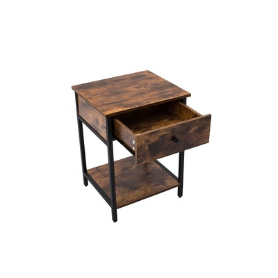Organizador modificado para requisitos particulares Cabinet de la mesita de noche de la madera del metal