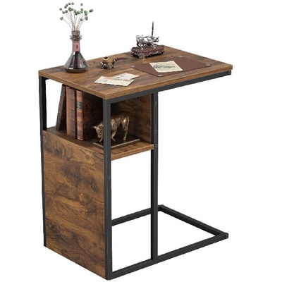 El lado de acero reversible de encargo Nightstand de madera C presenta para la sala de estar