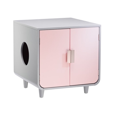 Casa de madera respirable impermeable del animal doméstico del MDF P2 para Cat Sleeping
