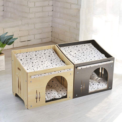 Casa de madera modificada para requisitos particulares de Cat Shelter Room Timber Dog