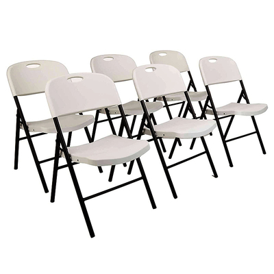Plástico de acero plegable portátil al aire libre apilable de la silla para los acontecimientos