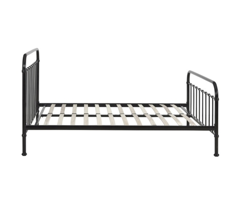 Rey negro del marco de la cama del hierro de los muebles de madera convertibles modernos del metal del ODM