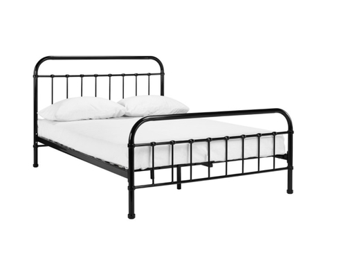 Rey negro del marco de la cama del hierro de los muebles de madera convertibles modernos del metal del ODM