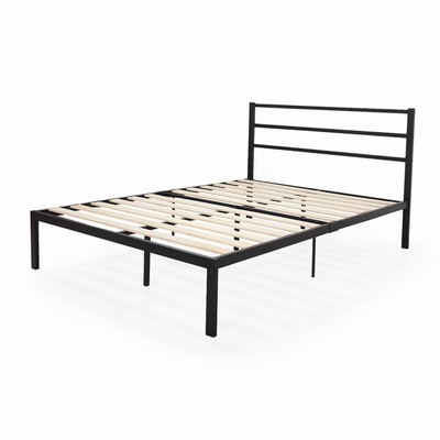 Los listones de madera de los muebles del metal del OEM planchan tamaño de la reina del marco de la cama